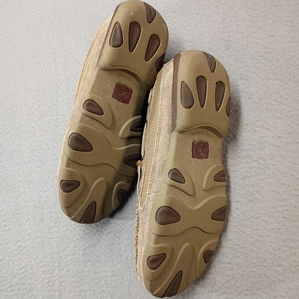 Twisted X Driving Moc Shoes Womens 7.5 Tan Slip On Leather Casual Comfort - Picture 6 of 6